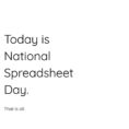 National Spreadsheet Day With Spreadsheetday Photos  Visiteiffel