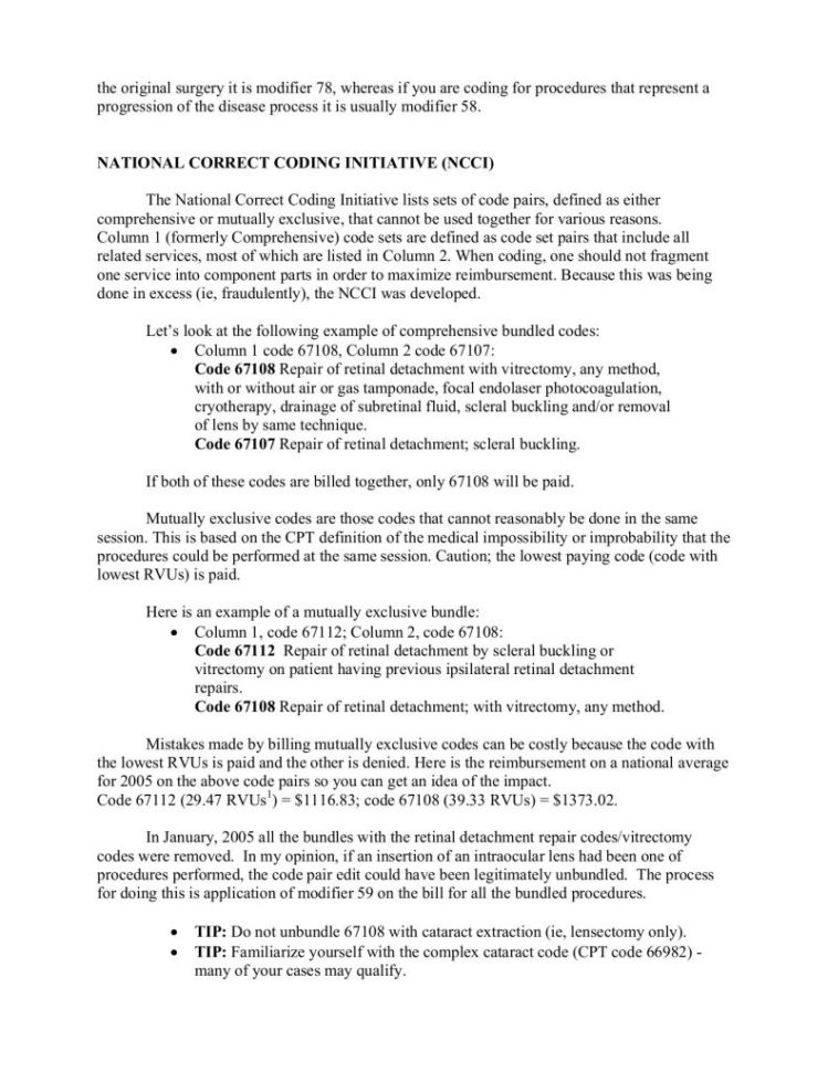 Ncci Edits 2018 Excel Spreadsheet In Medical Billing Modifiers Examples And Decipher Ncci Edits Aapc