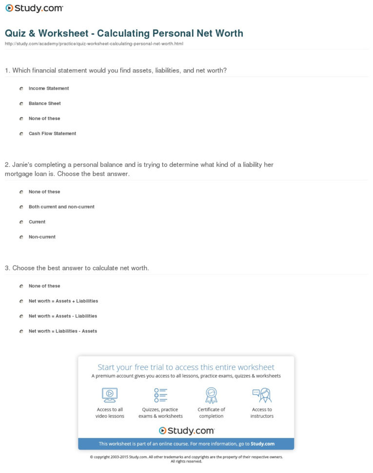Net Worth Calculator Spreadsheet With Regard To Example Of Accounting Spreadsheets Andors Spreadsheet Quiz