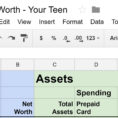 Net Worth Spreadsheet Canada Inside Netth Spreadsheet Networthteenspreadsheet Sheet Excel Template Mac
