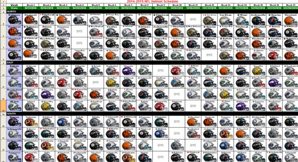 Nfl Teams Spreadsheet in 2017 Nfl Weekly Schedule Excel Spreadsheet As ...