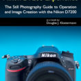 Nikon D800 Settings Spreadsheet Intended For Nikon D7200 Experience  The Still Photography Guide To Operation