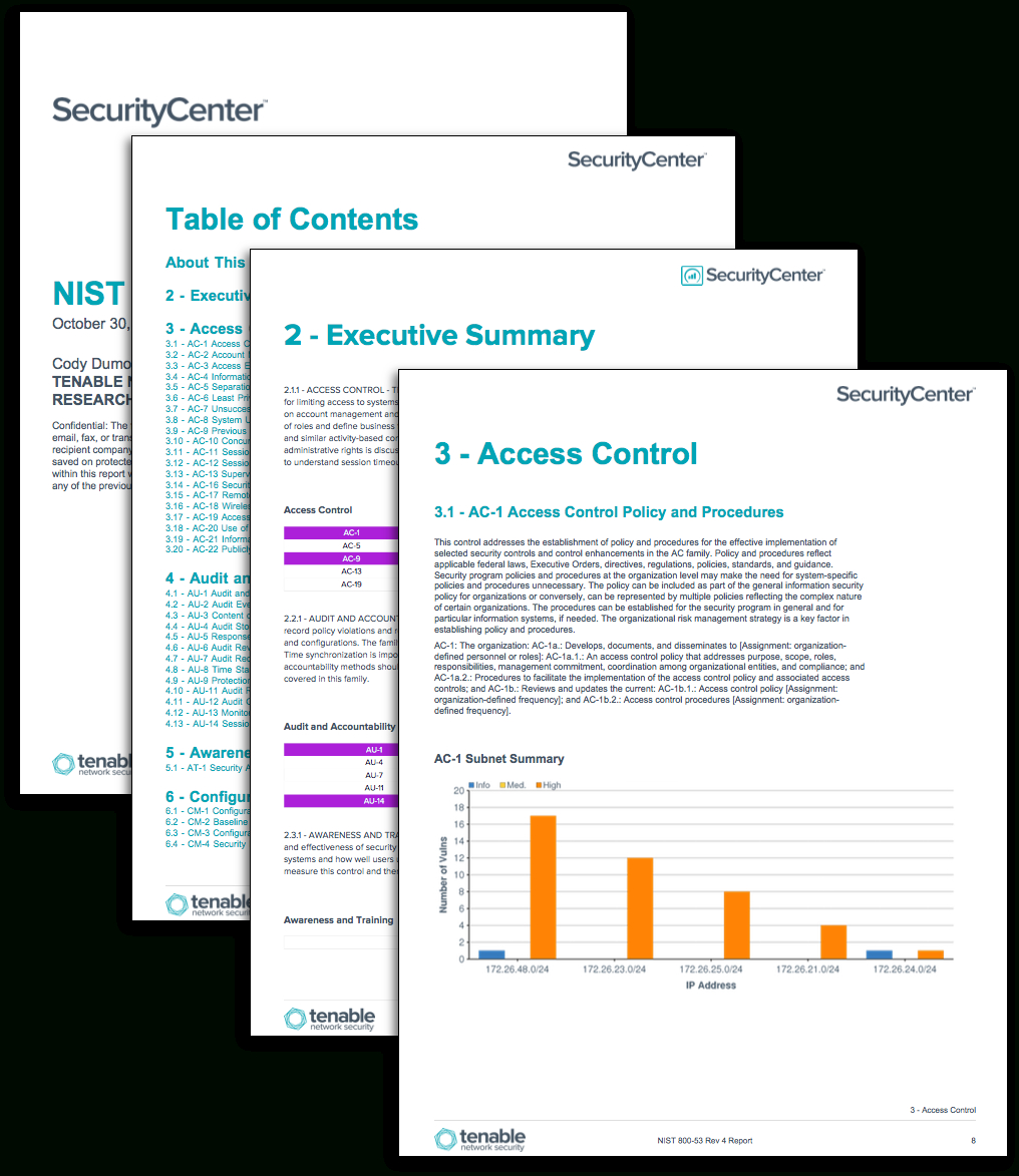 Nist 800 53 Controls Spreadsheet Xls With Nist 80053: Configuration Auditing  Sc Report Template  Tenable®