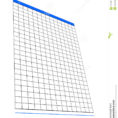 Notepad Spreadsheet With One Blank Notepad Organizer, Empty Spreadsheet, Stock Image  Image