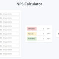 Nps Spreadsheet Template With How To Calculate Net Promoter Score [Excel Template  Formula]