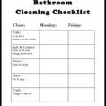 Office Housekeeping Checklist Spreadsheet Within 017 Template Ideas Business Personal Daily Office Cleaning Checklist