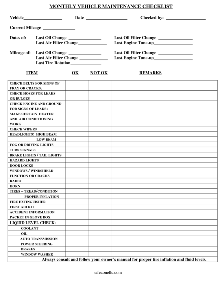 Oil Change Excel Spreadsheet — db-excel.com