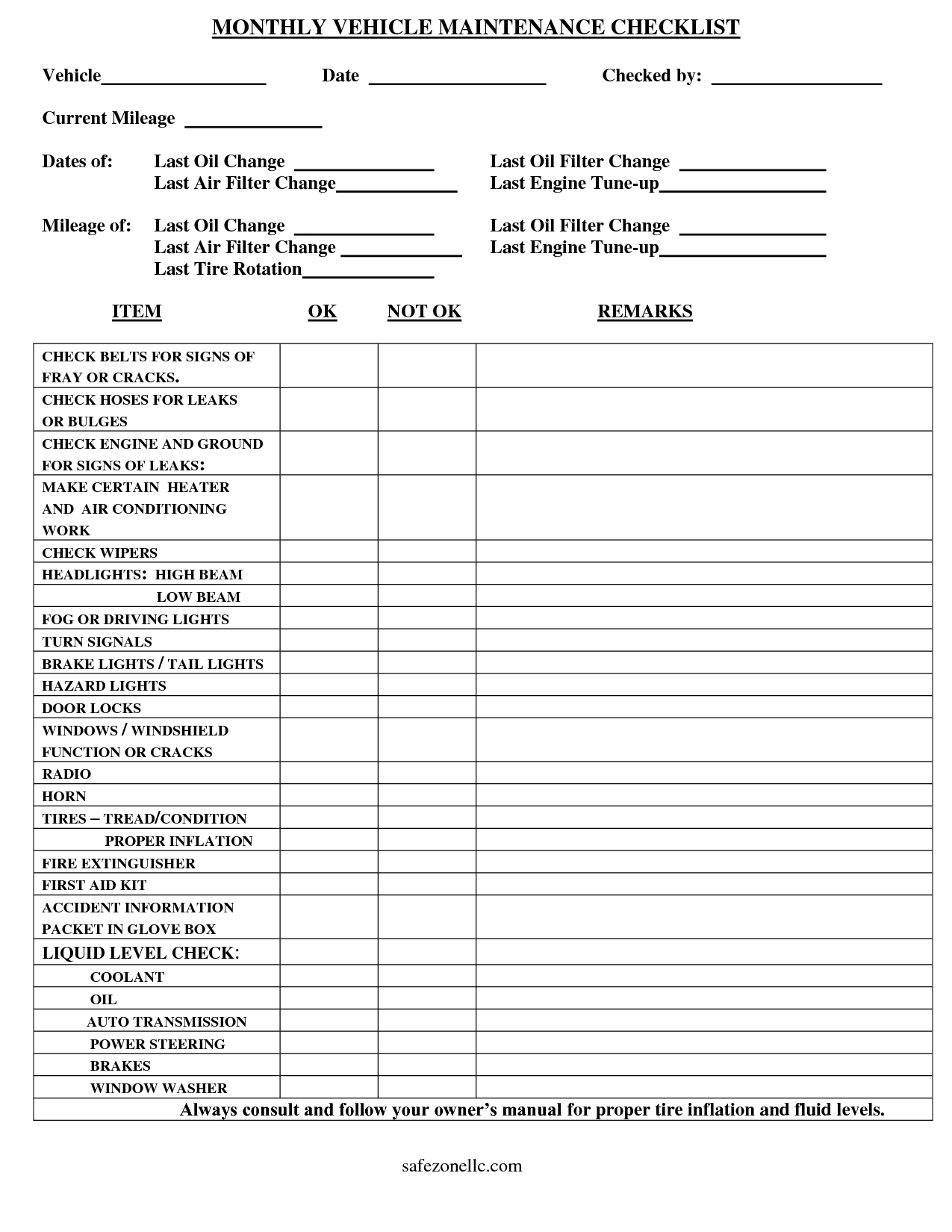 Oil Change Excel Spreadsheet Inside Example Of Auto Maintenance Spreadsheet Vehicle Log Sheet Template