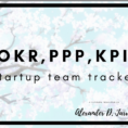 Okr Google Spreadsheet Regarding Free Okr, Ppp And Kpi Manager For Small Startup Teams In Google Sheets