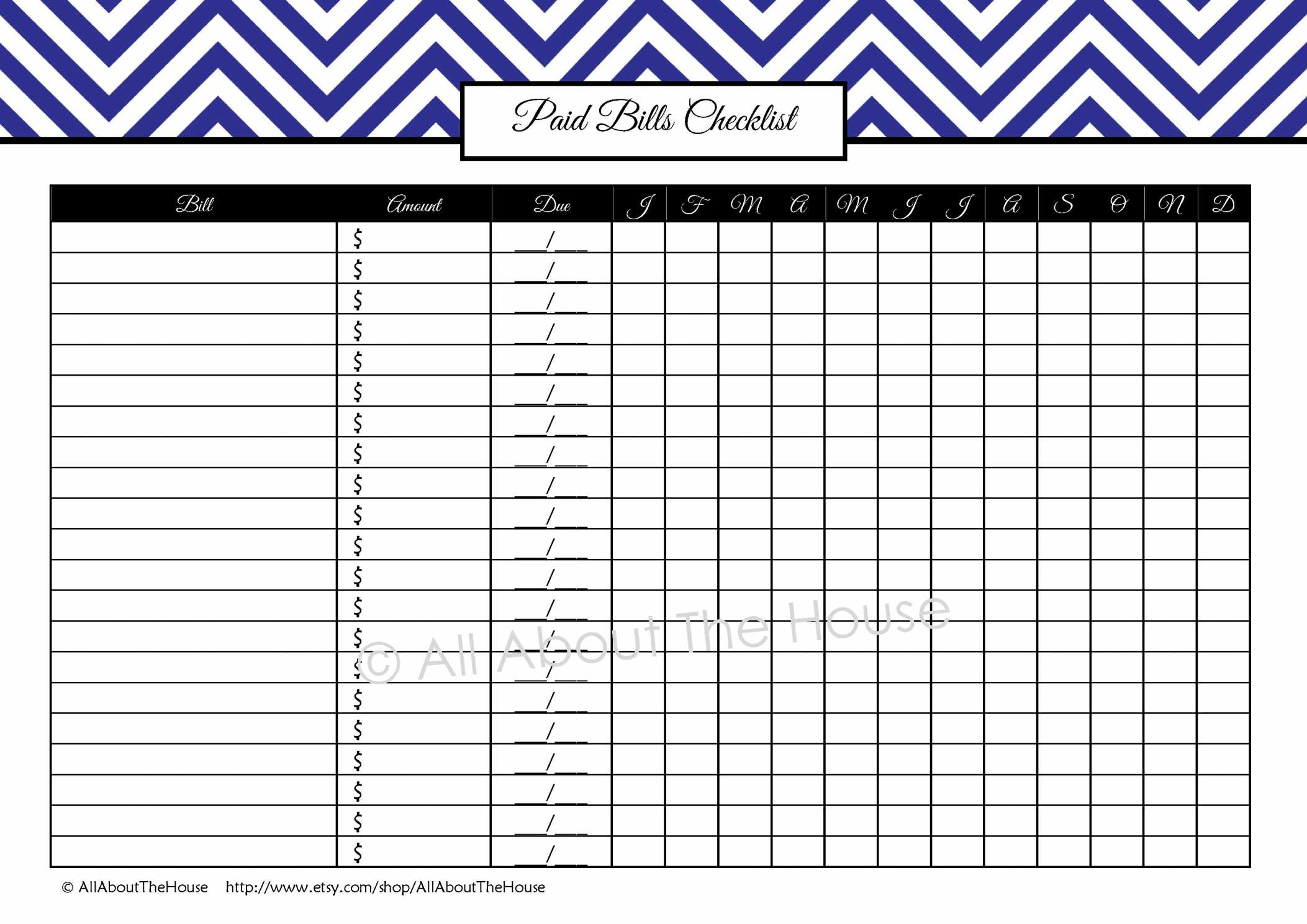 Monthly Bill Tracker Template Excel Get I Want A Monthly Spreadsheet