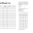 Online Mileage Log Spreadsheet Within Mileage Form Templates Car Spreadsheet New Irs Log Book Template