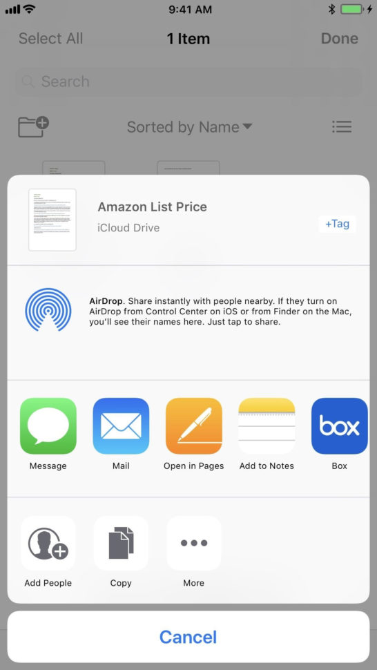 Open Excel Spreadsheet On Iphone Inside How To Use Ios 11's New File Manager On Your Iphone « Ios  Iphone