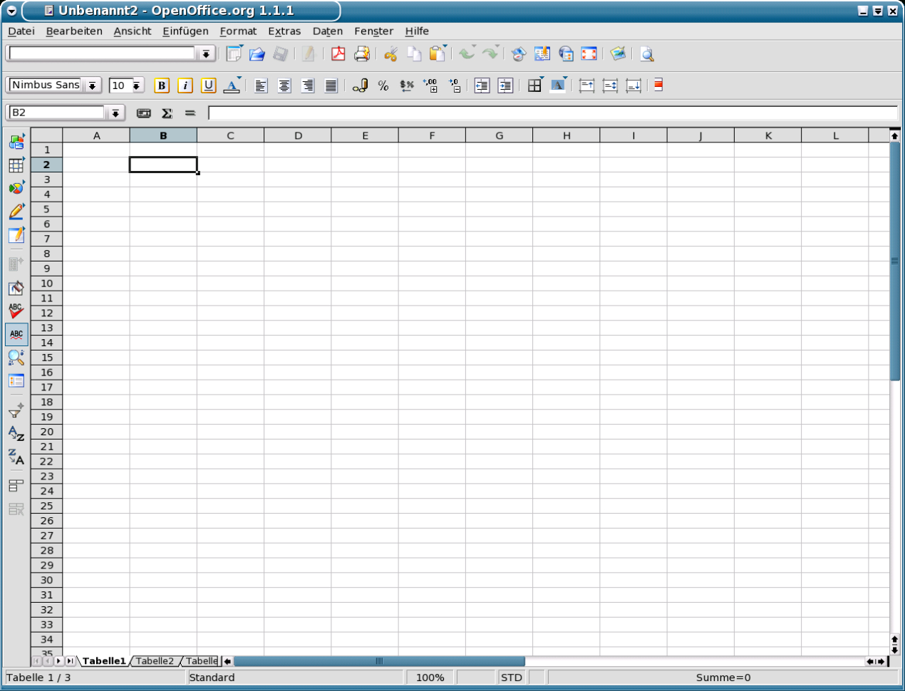 Open Office Spreadsheet Download Regarding Screenshots: Openoffice 1.1  On Kde