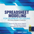 Optimization Modeling With Spreadsheets 3Rd Edition Pdf With Spreadsheet Modeling For Business Decisions  Higher Education