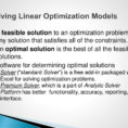 Optimization Modeling With Spreadsheets 3Rd Edition Solutions Inside Chapter 13 Linear Optimization  Ppt Download