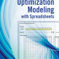 Optimization Modeling With Spreadsheets Pertaining To Optimization Modeling With Spreadsheets Ebookkenneth R. Baker