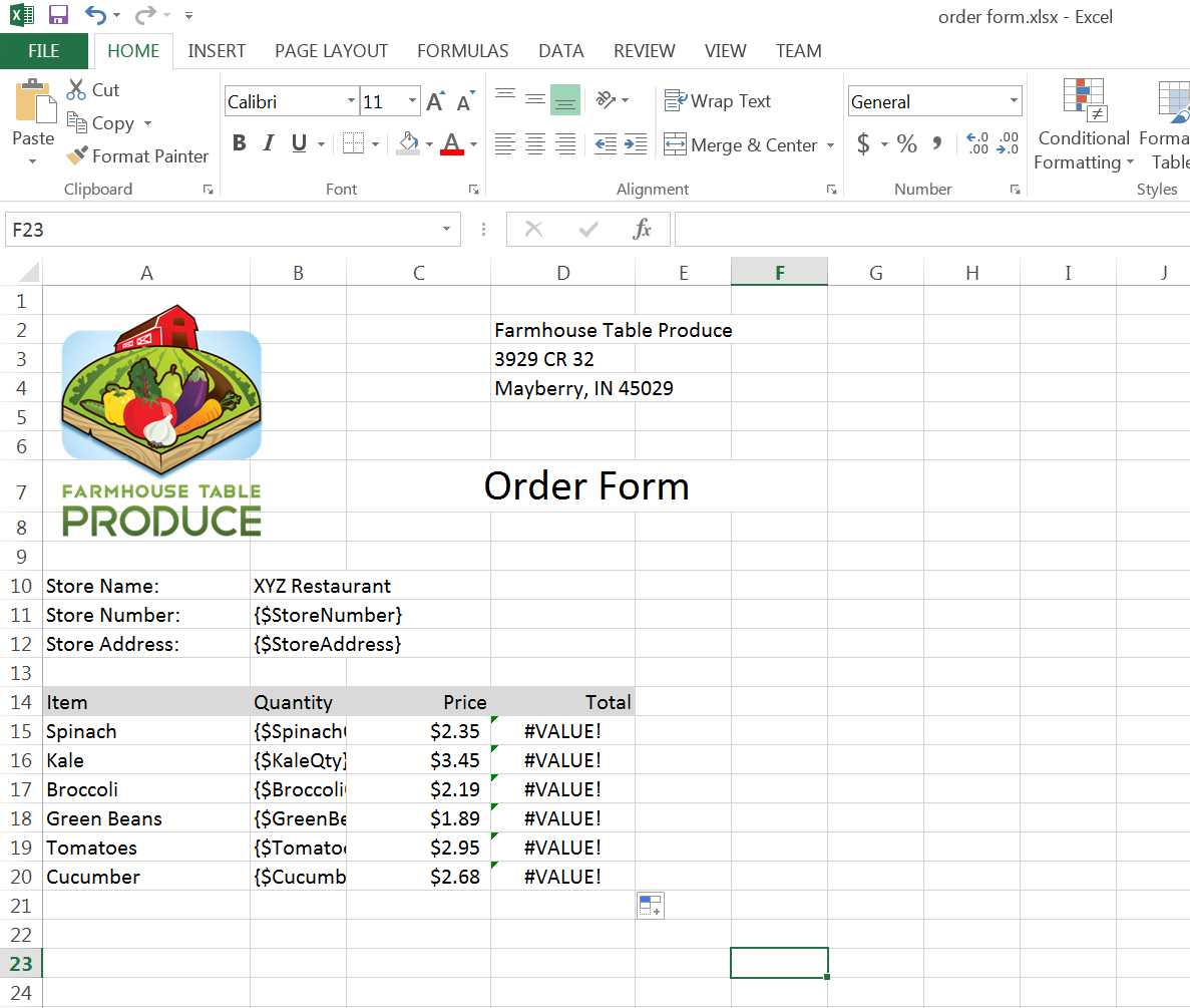 how do you make labels from an excel spreadsheet