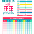 Organizing Bills Spreadsheet With Free Bill Paying Organizer Template Yearly Monthly Printable