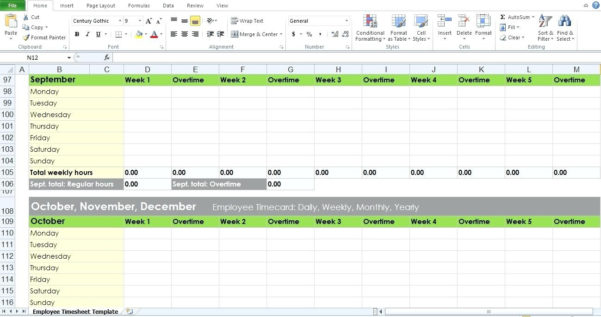 Overtime Tracking Spreadsheet — db-excel.com