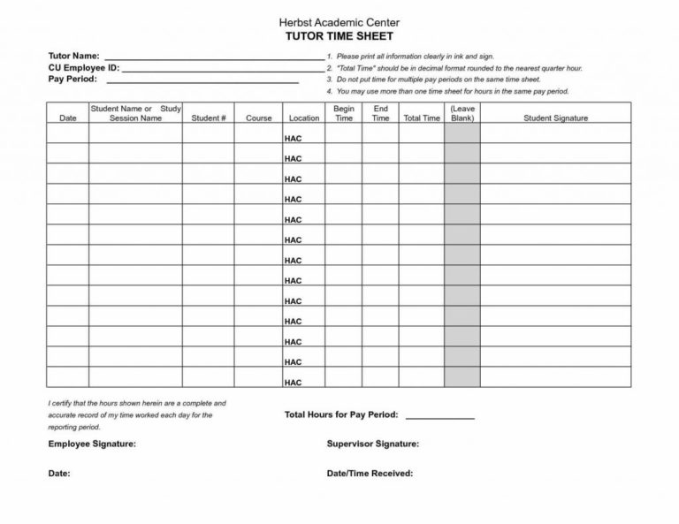 Paid Time Off Tracking Excel Spreadsheet regarding Employee Time ...