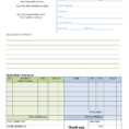 Parts Of A Spreadsheet Throughout Parts And Labor Invoice Template Free Spreadsheet