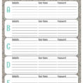 Password Manager Spreadsheet Inside 39 Best Password List Templates Word, Excel  Pdf  Template Lab