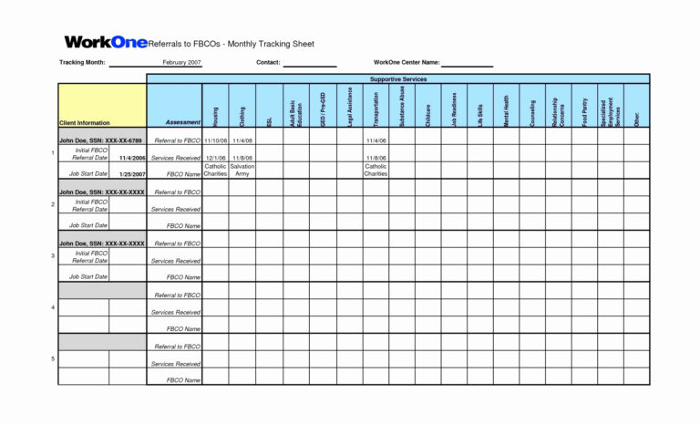 physical therapist daily hours tracking excel template