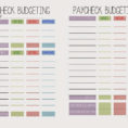Paycheck To Paycheck Budget Spreadsheet Throughout Example Of Weekly Paycheck Budget Spreadsheet Selo L Ink Co