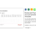 Payroll Accrual Spreadsheet Template With Regard To Restaurant Payroll Accrual Spreadsheet Template In Word, Excel