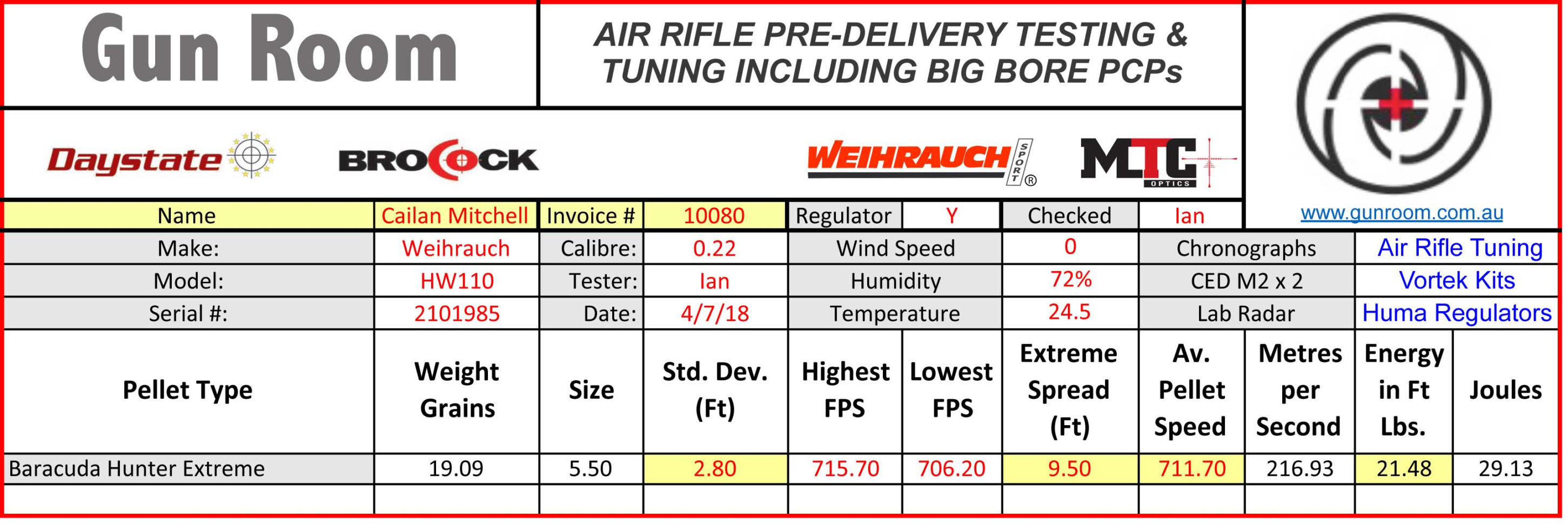 Pcp Excel Spreadsheet In Air Rifle Testing Of New Spring And Pcp Air Rifles Effective In 2019.
