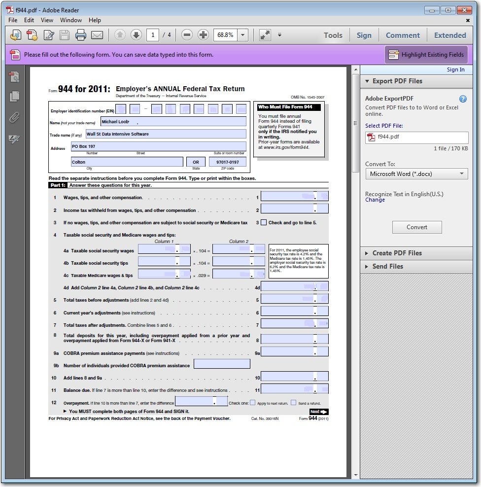 google pdf form creator