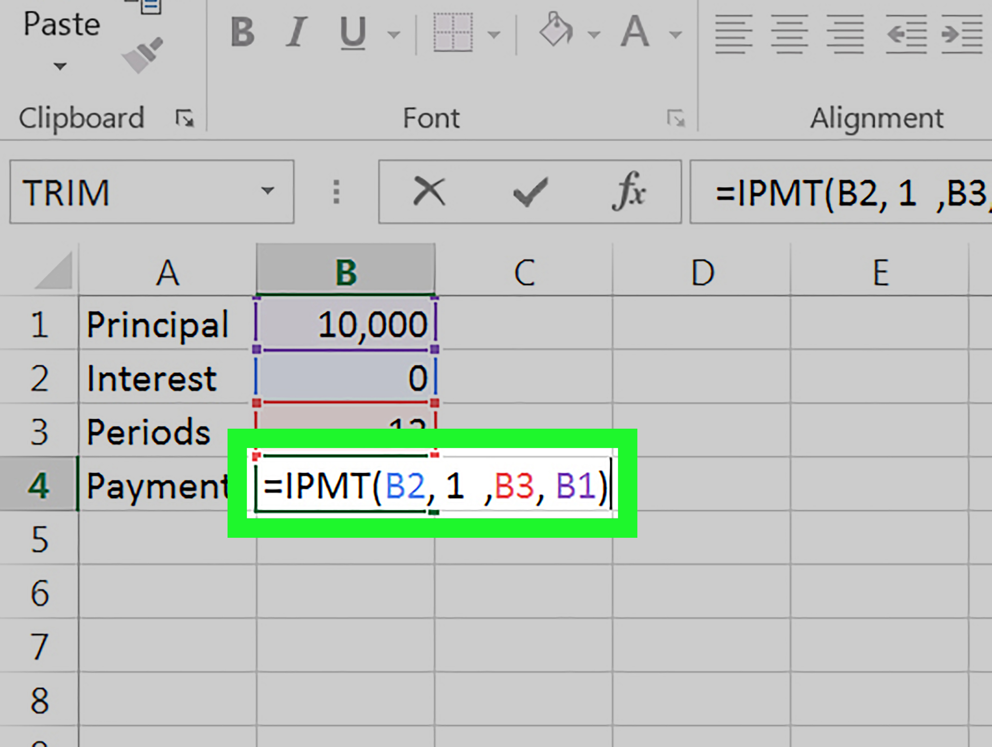 Percentage Of Completion Spreadsheet intended for How To Calculate An Interest Payment Using Microsoft Excel