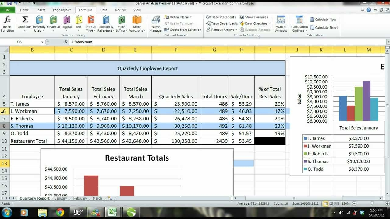 How To Make Sales Analysis Report In Excel