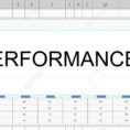 Performance Spreadsheet Pertaining To Performance Summary Management Spreadsheet Word Stock Photo, Picture