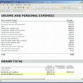 Personal Business Expenses Spreadsheet Inside Example Of Business Expenses Spreadsheet – Theomega.ca