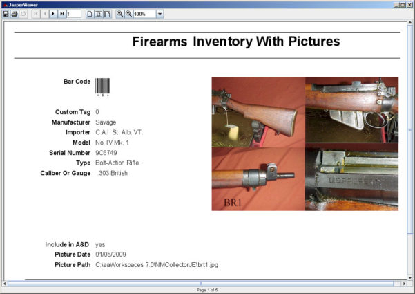 Personal Firearm Record Spreadsheet Pertaining To Firearms Gun Template Nm Collector Software 8762