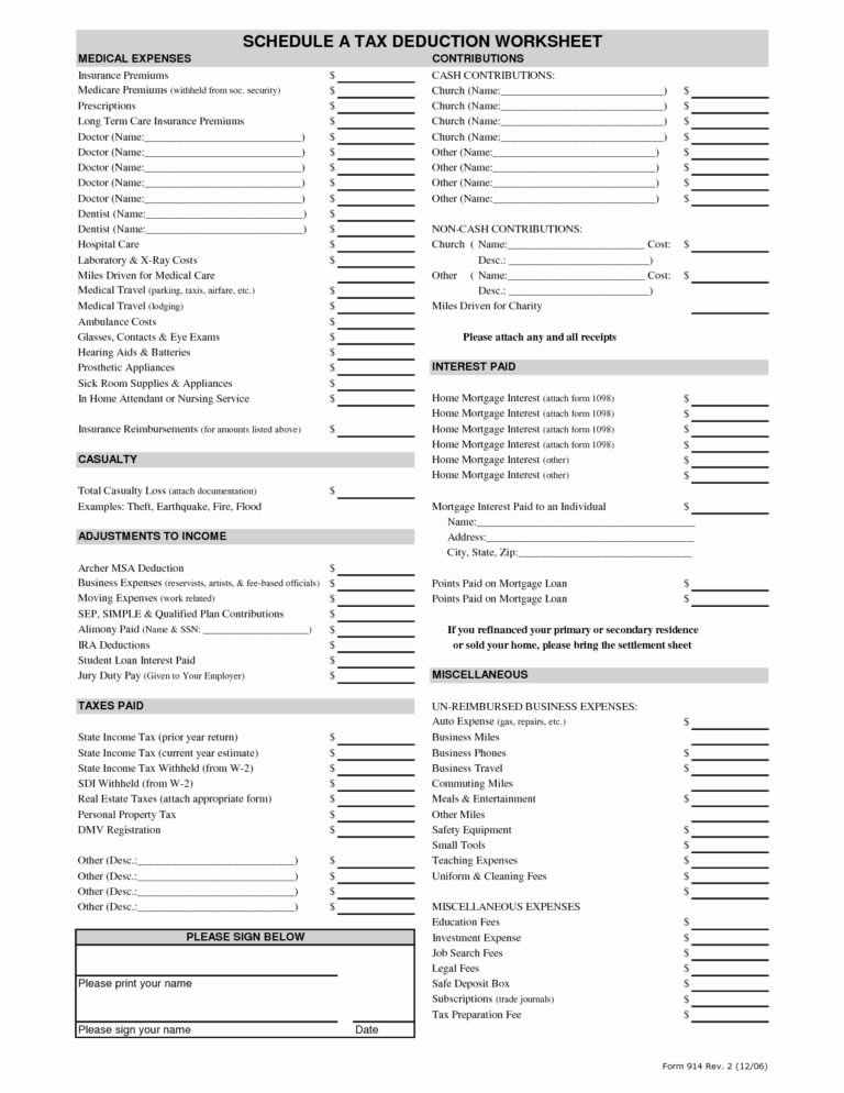 Personal Income Tax Spreadsheet within Expense Sheet For Taxes ...