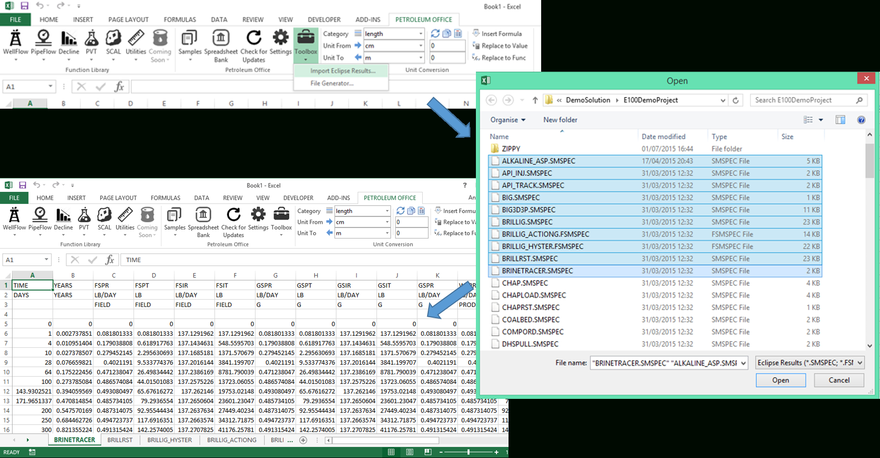 Petroleum Engineering Spreadsheet Excel Throughout Petroleum Engineering Calculations In Microsoft Excel