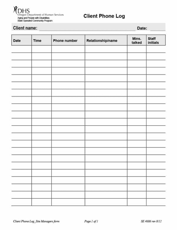 Phone Call Tracking Spreadsheet regarding 40+ Printable Call Log ...