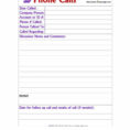 Phone Call Tracking Spreadsheet With 40+ Printable Call Log Templates In Microsoft Word And Excel