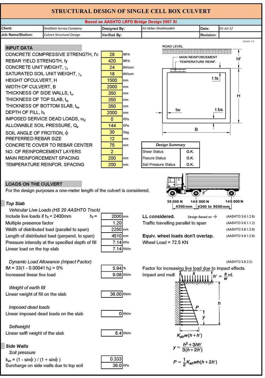 Pile Design Spreadsheet Free Download Inside Slab Formwork Calculation Excel  Homebiz4U2Profit