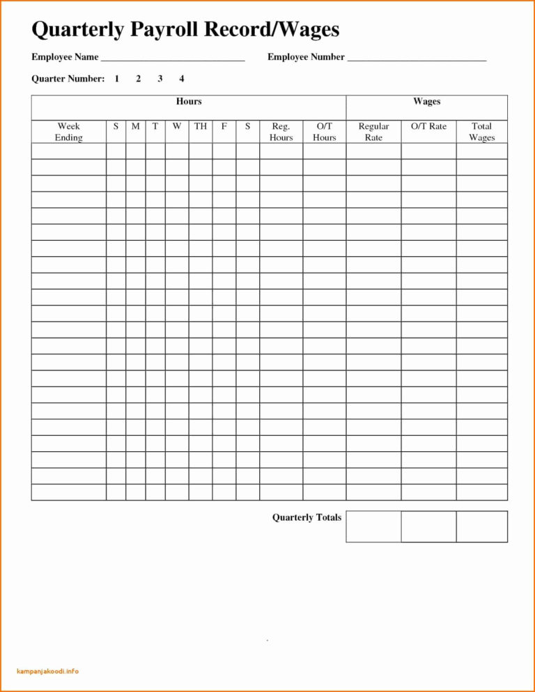 Pipe Tally Spreadsheet —