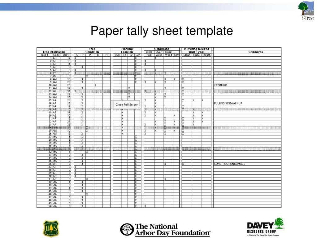 Pipe Tally Spreadsheet Within Mobile Community Tree Inventory System  Ppt Download