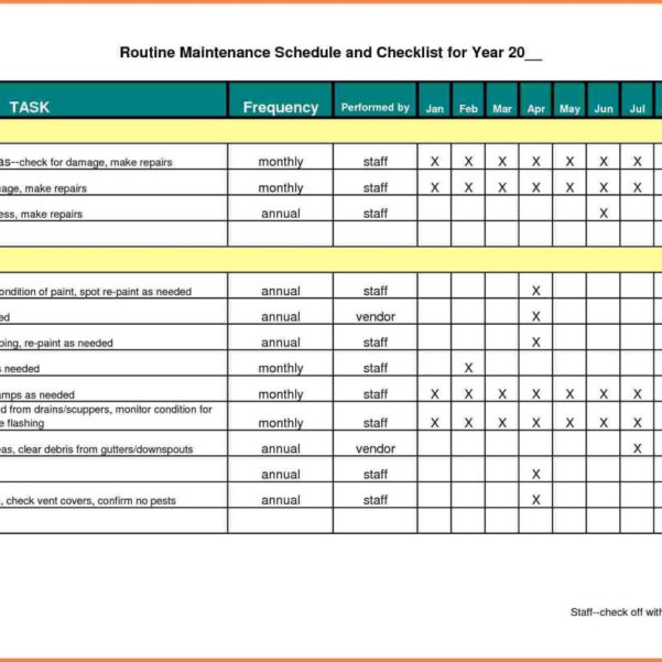 Planned Preventative Maintenance Spreadsheet Google Spreadshee planned ...