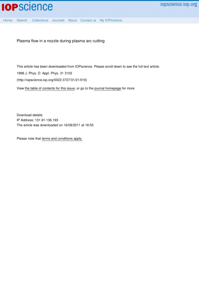 Plasma Cutting Cost Spreadsheet Throughout Pdf Plasma Arc Cutting Cost