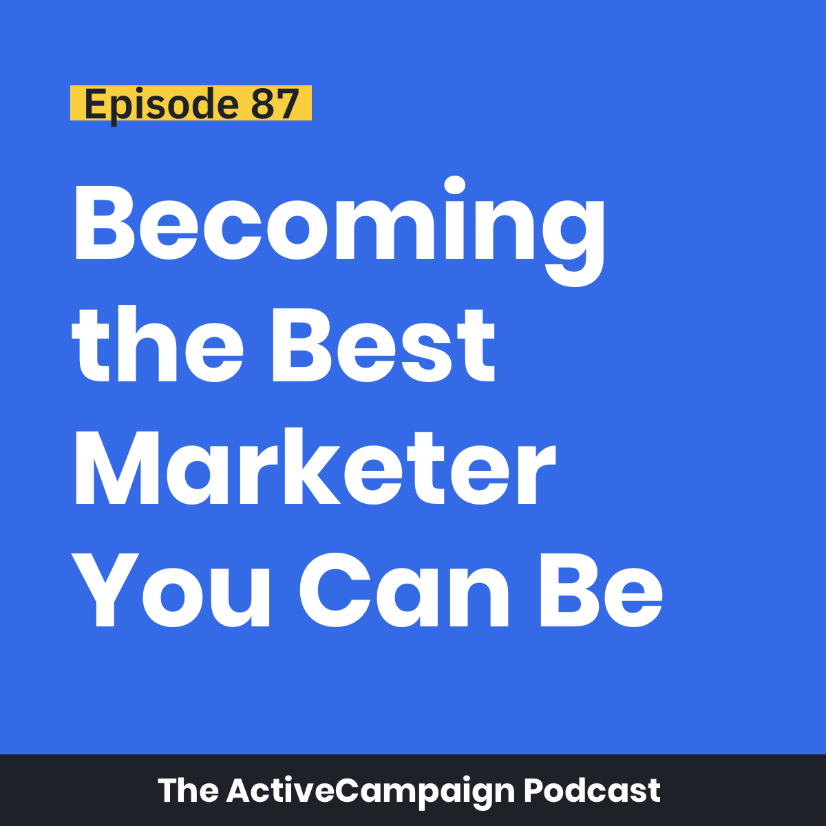 Pm Podcast Episode Spreadsheet for Episode 87: Becoming The Best Marketer You Can Be ...1200 x 1200