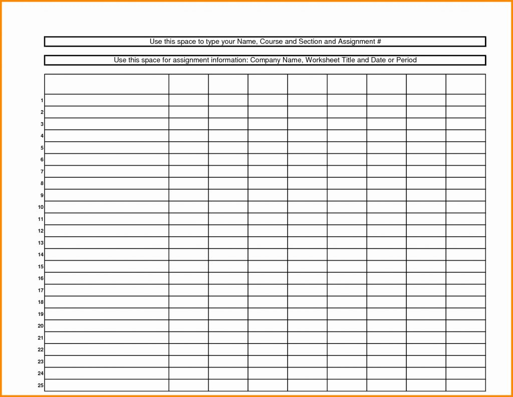 Printable 3 Column Spreadsheet For Printable Blank Spreadsheet Template  Kitchen And Living Space