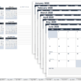 Printable Spreadsheets Made Easy Regarding Make A 2018 Calendar In Excel Includes Free Template