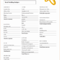 Printable Wedding Budget Spreadsheet Pertaining To Printable Weddingt Spreadsheet Luxury Endearing Lovely Bud Worksheet