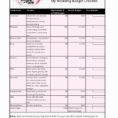 Printable Wedding Budget Spreadsheet Regarding Printable Wedding Budget Spreadsheet Awesome Amazing Plannin